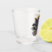 Vanavond vliegen we - Black Witch Cat Shot Glas (Links)