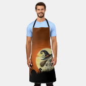 Vanavond Vliegen we Halloween Schort (Gedragen)
