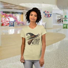 Vanavond Vliegen we Halloween T-shirt