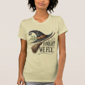 Vanavond Vliegen we Halloween T-shirt (Voorkant)