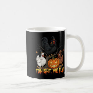 Vanavond vliegen we met Chicken Witch Funny Poultr Koffiemok