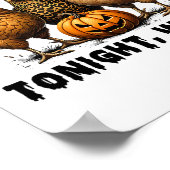 Vanavond vliegen we met Halloween Chicken Herfst F Poster (Hoek)