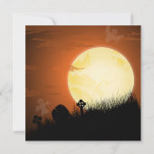 Vanavond vliegen we met Halloween Kaart (Achterkant)