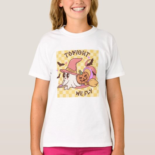 Vanavond vliegen we met Halloween shirt (Voorkant)