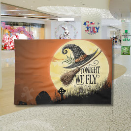 Vanavond vliegen we met Halloween Theedoek