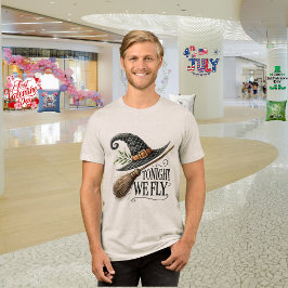 Vanavond vliegen we met Halloween Tri-Blend Shirt