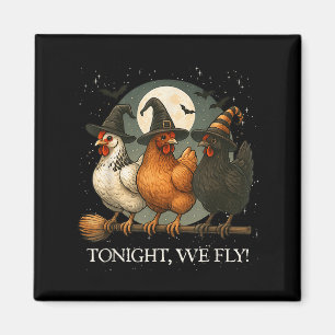 Vanavond vliegen we naar Funny Chicken Soky Season Magneet