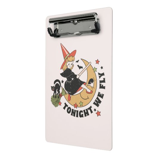 Vanavond vliegen we schattige heks mini klembord (Angled2)