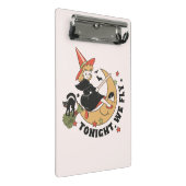 Vanavond vliegen we schattige heks mini klembord (Schuin)