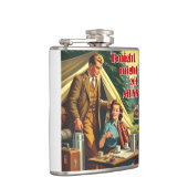 Vanavond wordt misschien rommelig kamperen heupfles (Rechts)