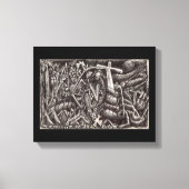 "Vanavond zal je branden!" Canvas Afdruk (Voorkant)