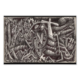 "Vanavond zal je branden!" Foto Afdruk