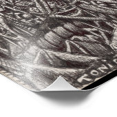 "Vanavond zal je branden!" Foto Afdruk (Hoek)