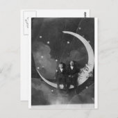 Vanavond zijn we op de maan! briefkaart (Voorkant / Achterkant)