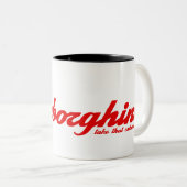 Vanborghini-Mok Tweekleurige Koffiemok (Voorkant rechts)