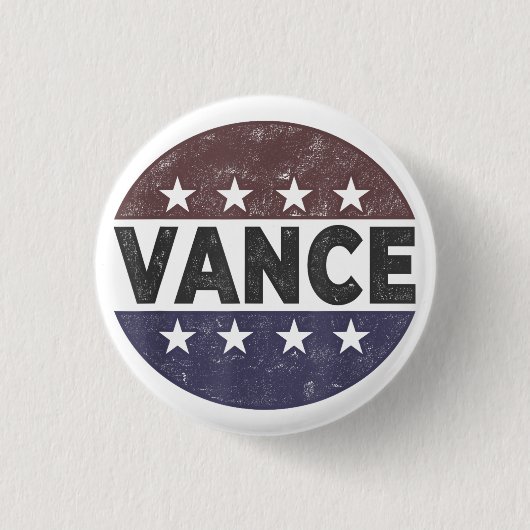 Vance 2028 JD Vance President 2028 Ronde Button 3,2 Cm (Voorkant)
