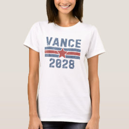 Vance 2028 JD Vance Voor President Verkiezing Retr T-shirt
