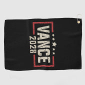 Vance 2028 President Verkiezingscampagne Amerikaan Golfhanddoek (Horizontaal)