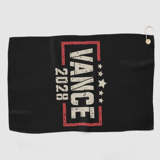 Vance 2028 President Verkiezingscampagne Amerikaan Golfhanddoek (Horizontaal)