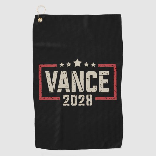 Vance 2028 President Verkiezingscampagne Amerikaan Golfhanddoek (Voorkant)