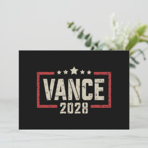 Vance 2028 President Verkiezingscampagne Amerikaan Kaart