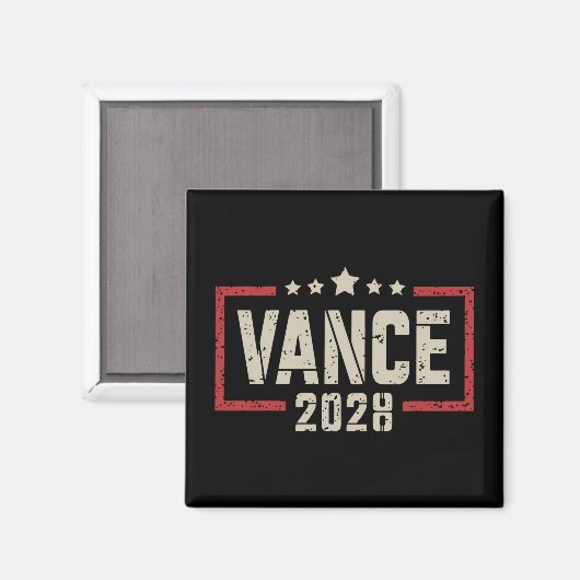 Vance 2028 President Verkiezingscampagne Amerikaan Magneet (Voorkant / Achterkant)