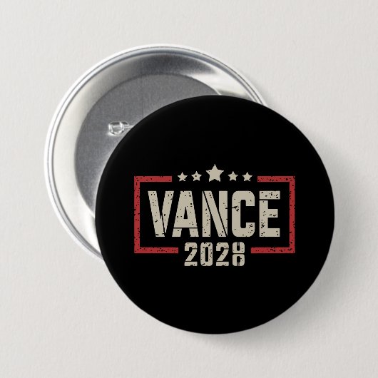 Vance 2028 President Verkiezingscampagne Amerikaan Ronde Button 7,6 Cm (Voorkant /achterkant)