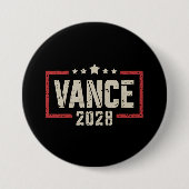 Vance 2028 President Verkiezingscampagne Amerikaan Ronde Button 7,6 Cm (Voorkant)