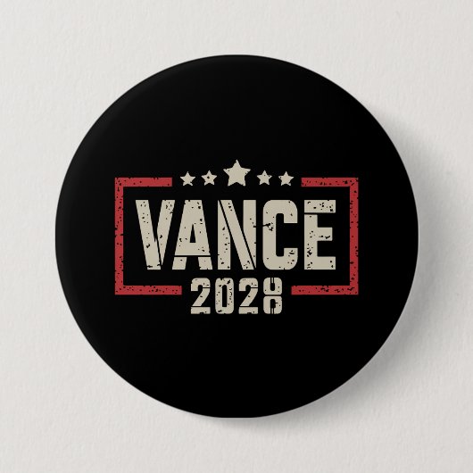 Vance 2028 President Verkiezingscampagne Amerikaan Ronde Button 7,6 Cm (Voorkant)