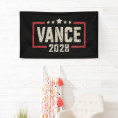 Vance 2028 President Verkiezingscampagne Amerikaan Spandoek (Insitu)