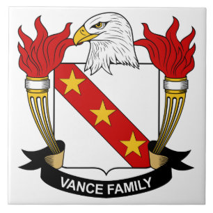 Vance Family Crest Tegeltje