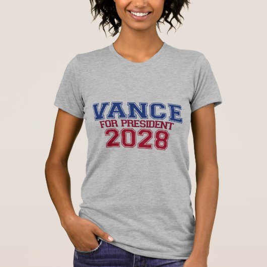Vance for President (varsity) T-shirt (Voorkant)