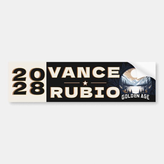 Vance Rubio 2028 Bumpersticker (Voorkant)