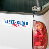Vance Rubio 2028 (flag) Bumpersticker (Op Truck)
