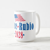 Vance Rubio 2028 (flag) Koffiemok (Voorkant rechts)