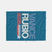 Vance Rubio 2028 President Jd Vance Marco Rubio VS Fleece Deken (Voorkant (Horizontaal))