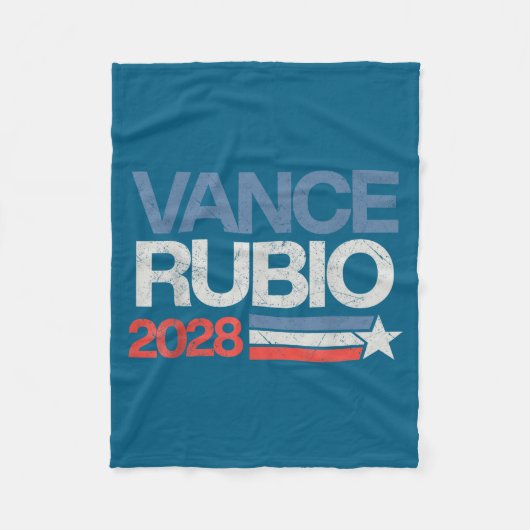 Vance Rubio 2028 President Jd Vance Marco Rubio VS Fleece Deken (Voorkant)