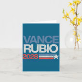 Vance Rubio 2028 President Jd Vance Marco Rubio VS Kaart (Gele Bloem)
