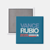 Vance Rubio 2028 President Jd Vance Marco Rubio VS Magneet (Voorkant / Achterkant)