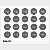 Vance Rubio 2028 President Jd Vance Marco Rubio VS Ronde Sticker (Vel)