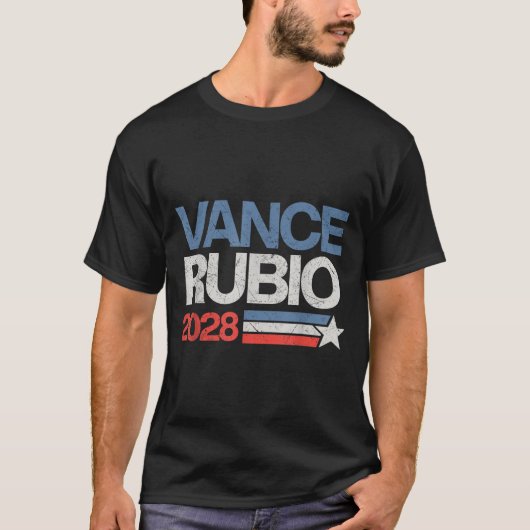 Vance Rubio 2028 President Jd Vance Marco Rubio VS T-shirt (Voorkant)