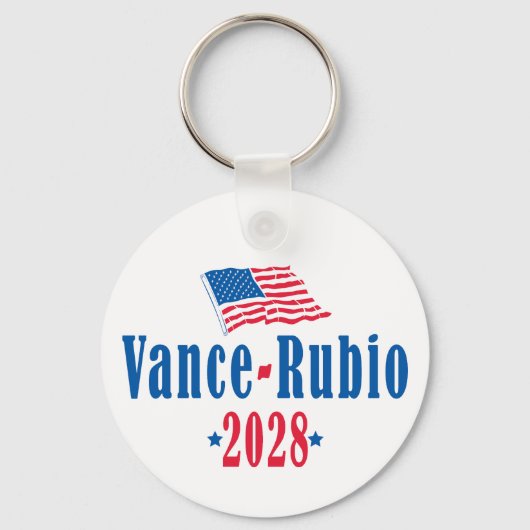 Vance Rubio 2028 (vlag) Sleutelhanger (Voorkant)