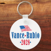 Vance Rubio 2028 (vlag) Sleutelhanger (Achterkant)