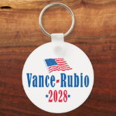 Vance Rubio 2028 (vlag) Sleutelhanger (Voorkant)