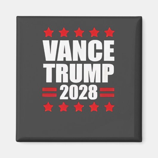 Vance Trump presidentsverkiezingen 2028 Magneet (Voorkant)