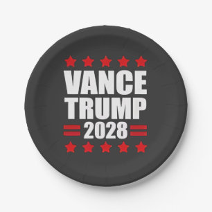 Vance Trump presidentsverkiezingen 2028 Politiek Papieren Bordje