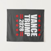 Vance Trump presidentsverkiezingen 2028 Wandkleed (Voorkant (horizontaal))