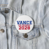 Vance voor president (varsity) ronde button 7,6 cm (In situ)