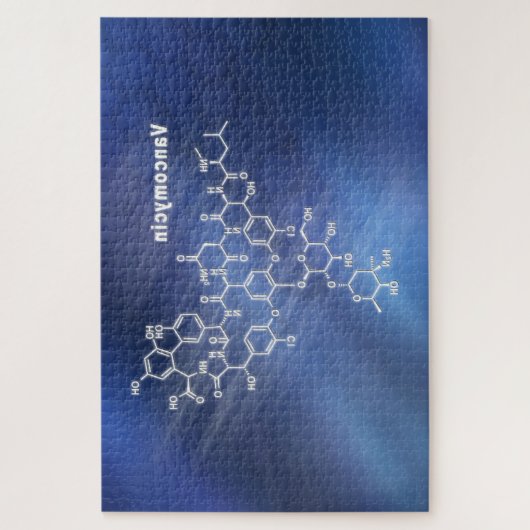 Vancomycine-antibioticum Legpuzzel (Verticaal)
