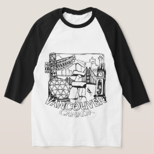 Vancouver Aandenken Dames Vancouver Jersey T-shirt